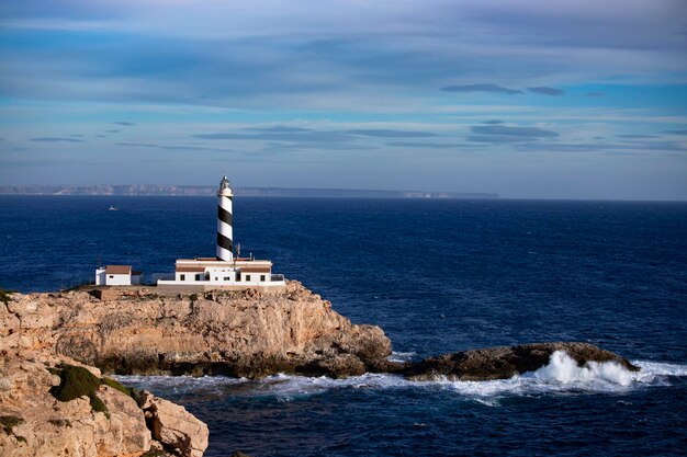 Photo cala figuera's lighthouse majorca