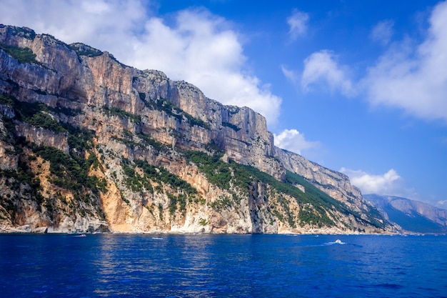 Cala Goloritze beach in Orosei Golf, Sardinia, Italy