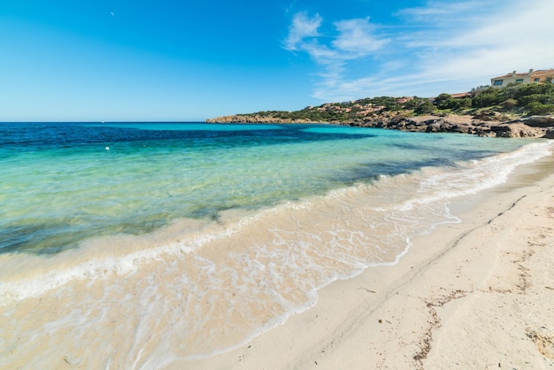 Cala Granu foreshore in Costa Smeralda Sardinia