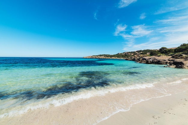 Cala Granu op een heldere dag