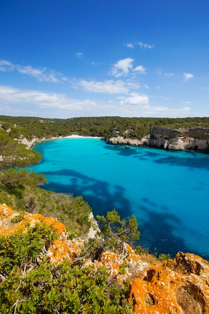 Cala Macarella Menorca turquoise Balearen Middellandse Zee