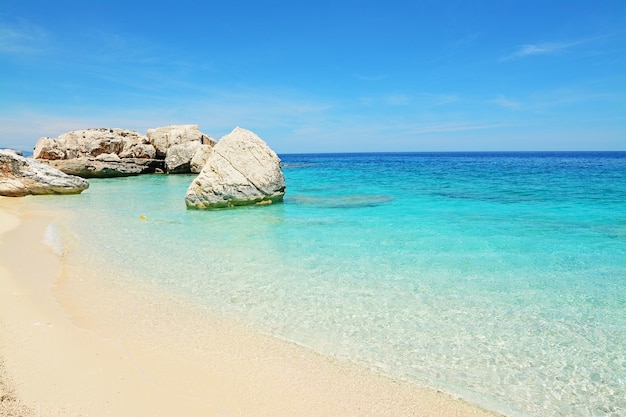 Cala Mariolu on a clear day Sardinia