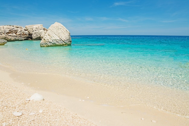 Cala Mariolu on a clear day Sardinia