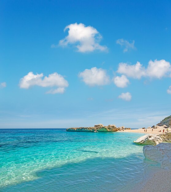 Cala Mariolu on a clear day Sardinia