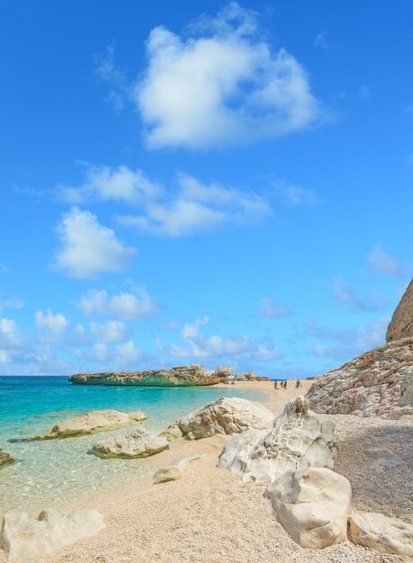 Cala Mariolu op een heldere dag Sardinië