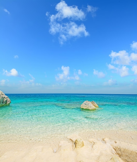 Cala mariolu op een heldere dag sardinië