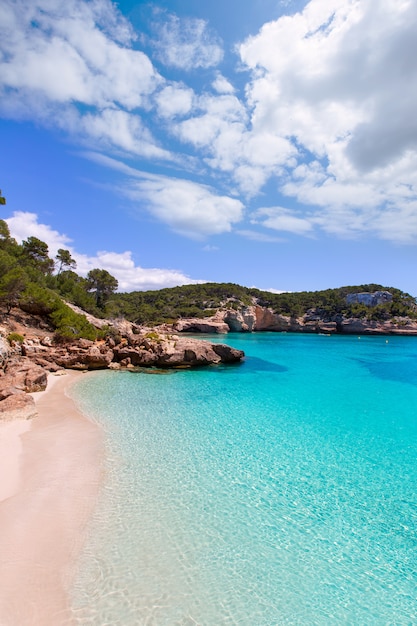 Cala Mitjaneta in Menorca Ciutadella in Balearen