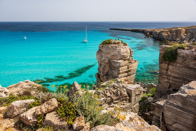 Cala Rossa in Favignana