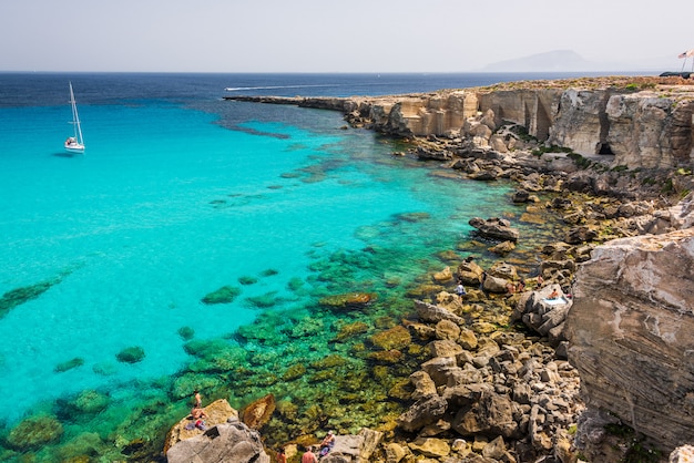 Cala Rossa in Favignana