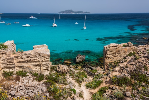 Cala Rossa in Favignana