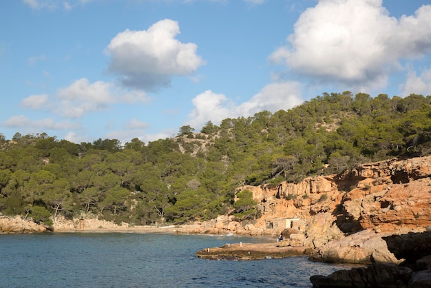 Cala Saladeta Cove Beach, Ibiza, Spain