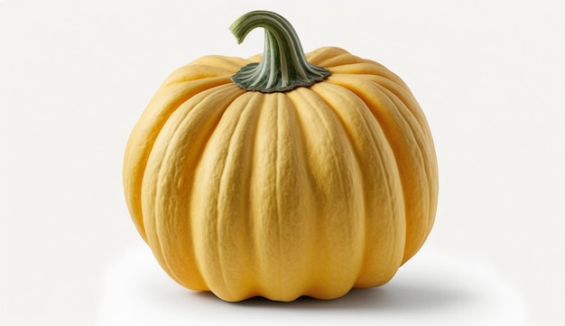 Calabaza squash groente fruit foto witte achtergrond AI gegenereerde afbeelding