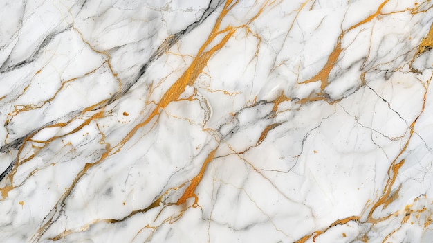 Photo calacatta marble with golden veins texture background