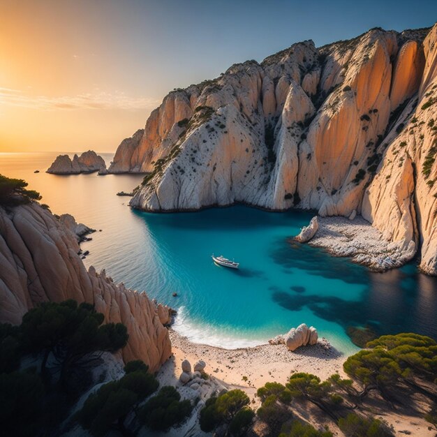 calanque landscape