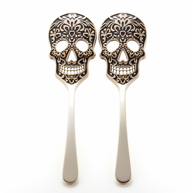 Foto acciaio inossidabile calavera strainer