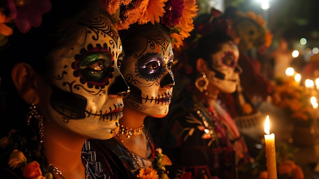 Photo calaveras or sugar skulls are a traditional mexican folk art form that is often associated with the day of the dead