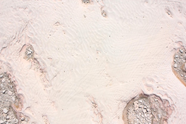 Calcium deposits Travertine terraces