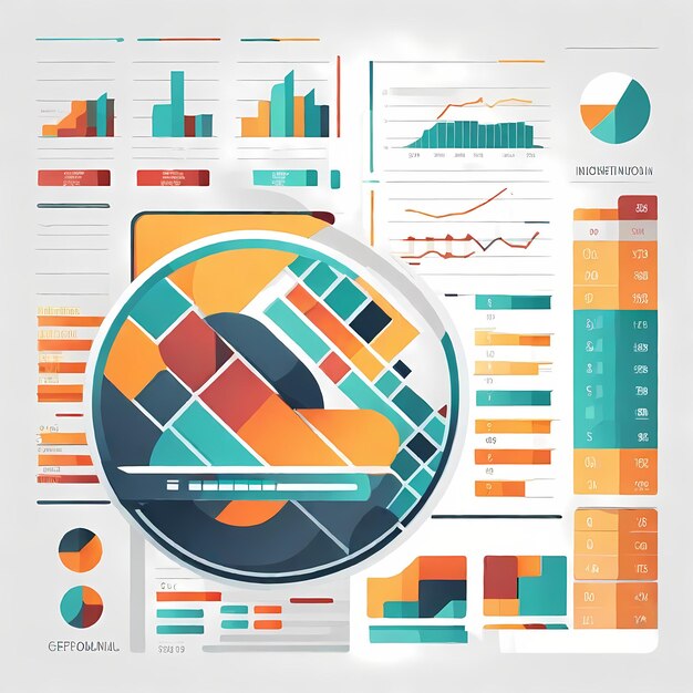 Photo calculating economic data