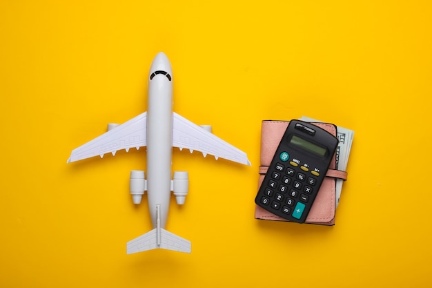 Calculation of the cost of flight and vacation.