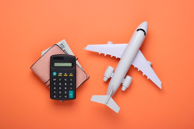 Calculation of the cost of flight and vacation.