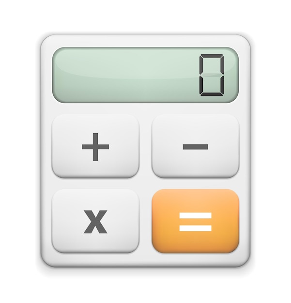 Foto calculator icoon