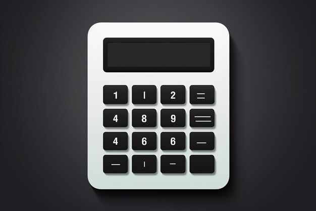 Photo calculator_minimalism