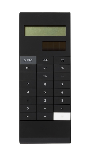 Calculator on whitewith Clipping Paths