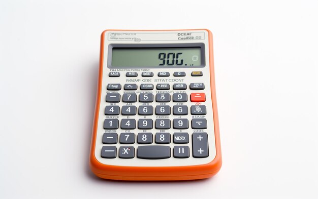 Calculator with Clear Background