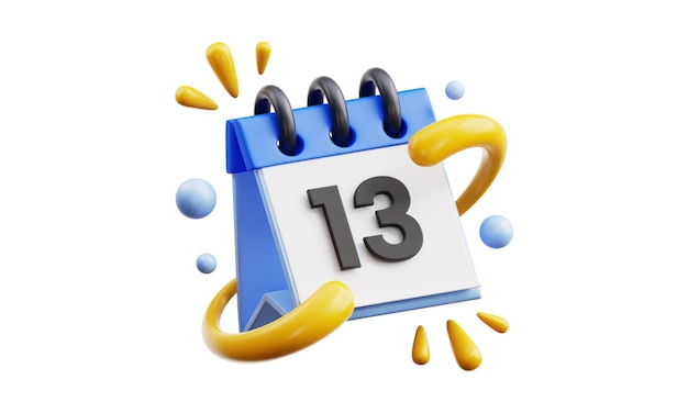 Calendar icon 3d