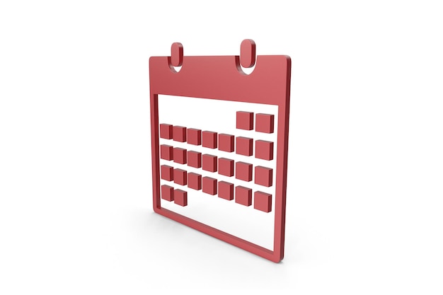 Calendar Red Symbol