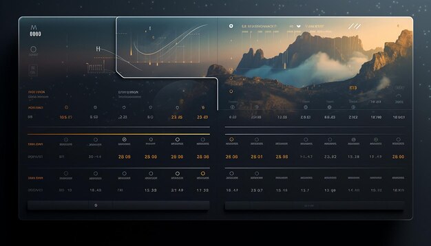 Foto calendario parete sito web layout ux design design futuristico