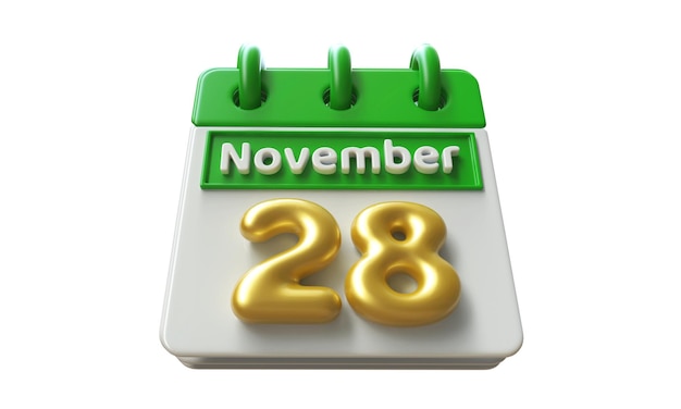 calender icon 3d