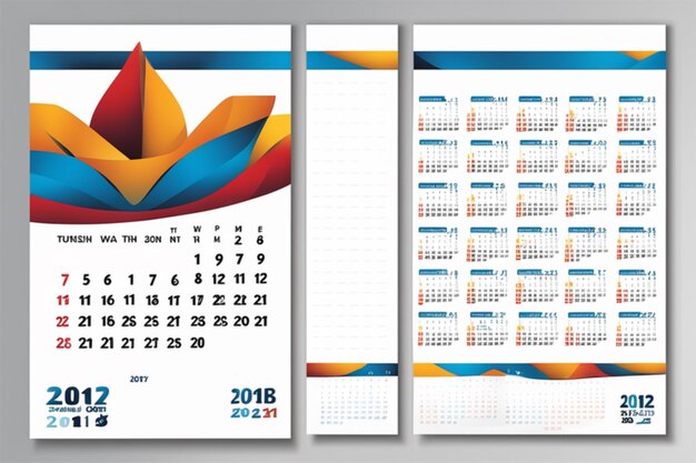 Foto modello di calendario