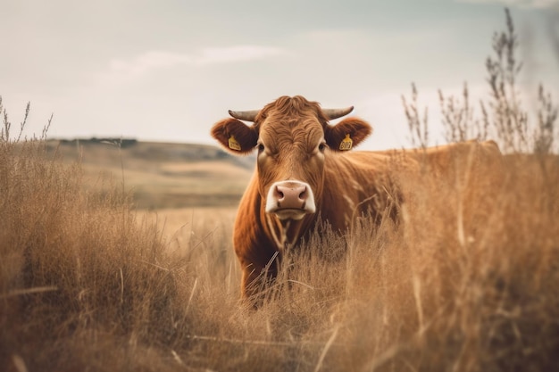 Calf face selective focus