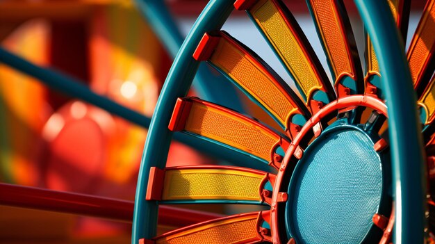 Photo cali fair ferris wheel seat detail zoom in on the details of a ferris wheel seat at the cali fair