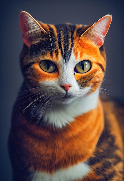 Calico Cat, by Ai