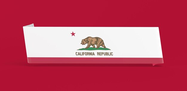 California flag banner