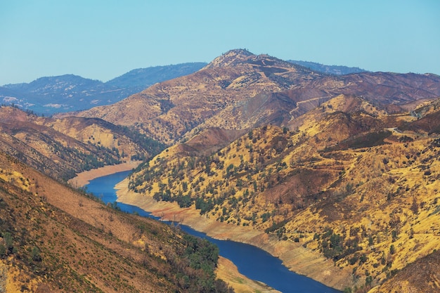 California landscape in summer season