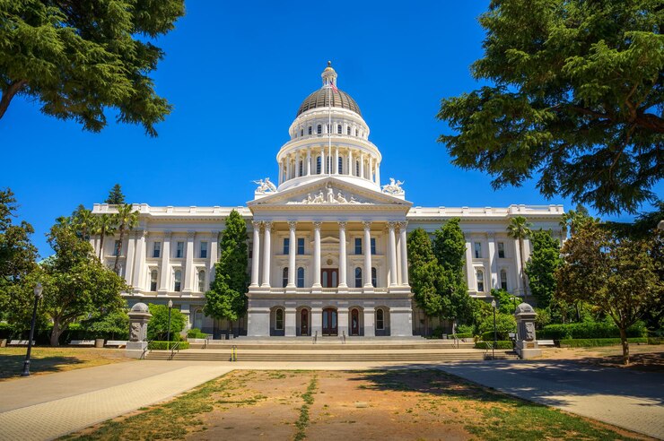 Photo california state capitol building on a sunny day in sacramento
