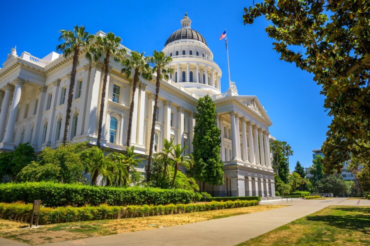 Photo california state capitol building on a sunny day in sacramento