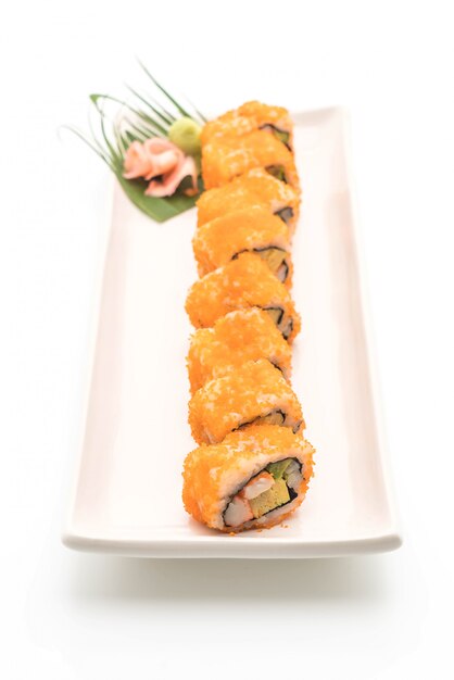 california sushi roll - japanese food style