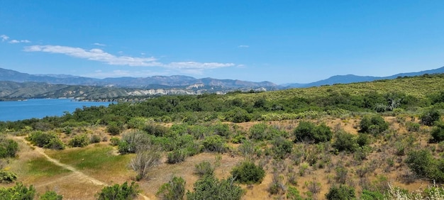 California valley beautiful panorama