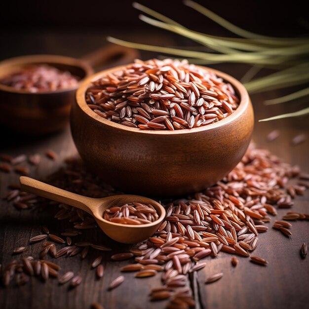 Californian Almonds in a Wooden Bowl