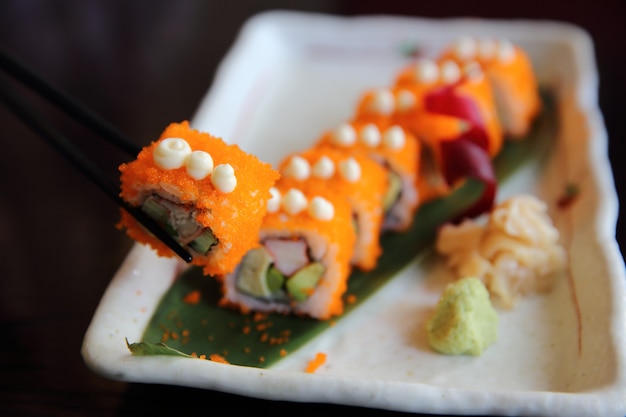 californië maki sushi japans eten