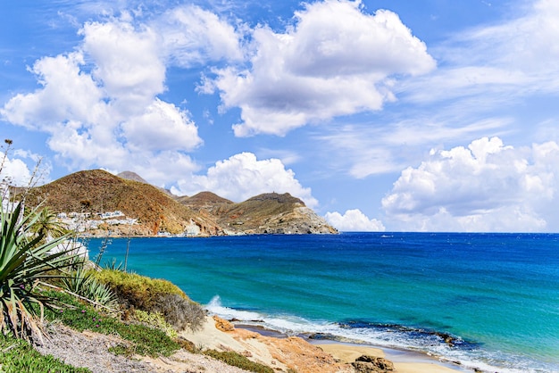 Photo calilla de san jos beach in cabo de gata municipality of nijar almeria spain