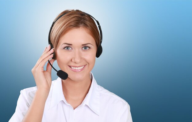 Foto call center rappresentante del servizio clienti servizio telefono donne supporto aziendale