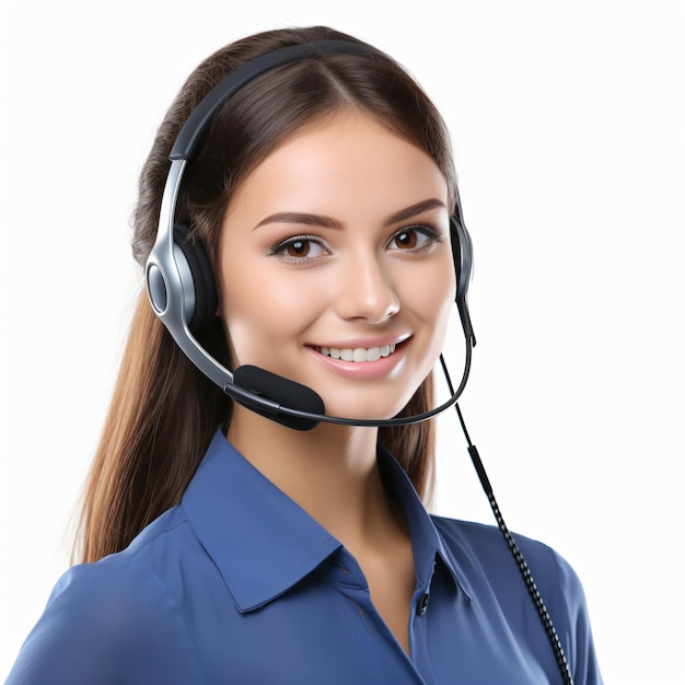 Call center woman