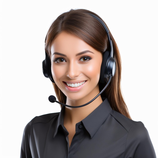 Call center woman