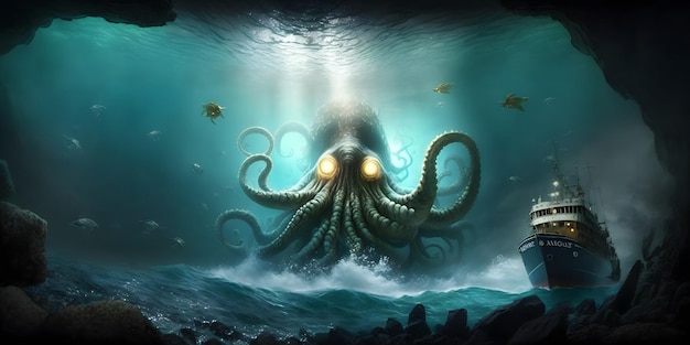 The call of cthulhu is a giant octopus