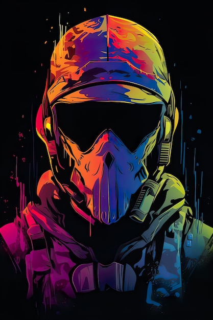 Premium Photo | Call of Duty Colorful Gaming Wallpaper 4K